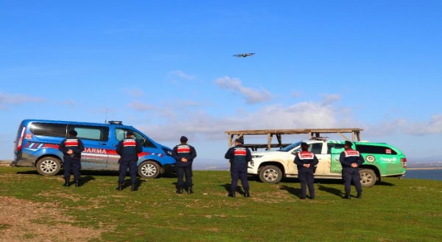 Edirne’de jandarmadan Gala Gölü Milli Parkı’nda denetim