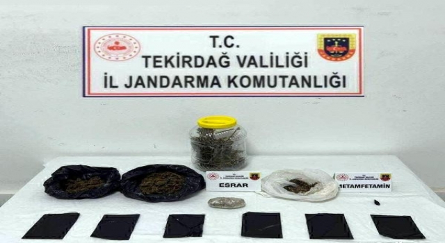 Evinde uyuşturucu ele geçilen şüpheli gözaltında