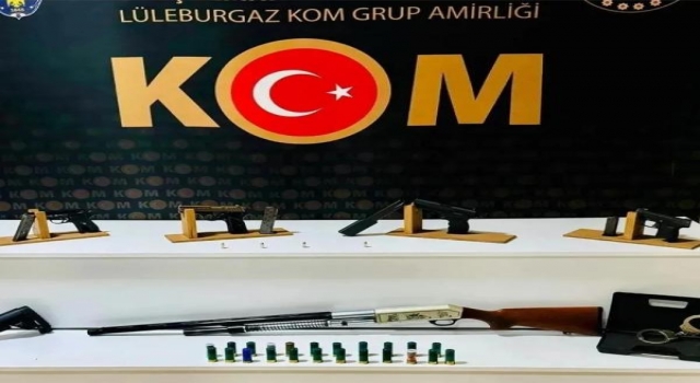 Lüleburgaz’da silah kaçakçılığı operasyonunda 3 tutuklama