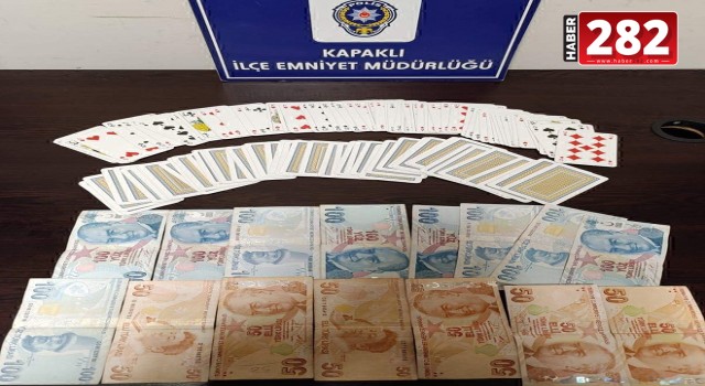 Kumar oynayan 4 kişiye 27 bin 700 lira ceza