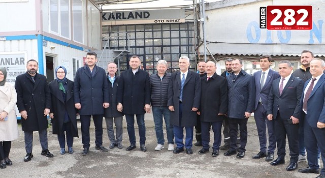 Bakan Bolat'tan Tekirdağ'da esnaf ziyareti