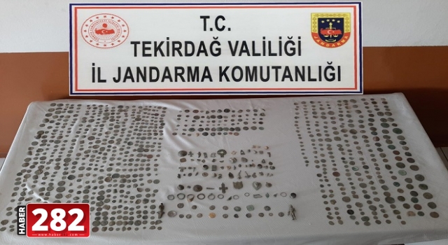 Tekirdağ'da tarihi eser operasyonu