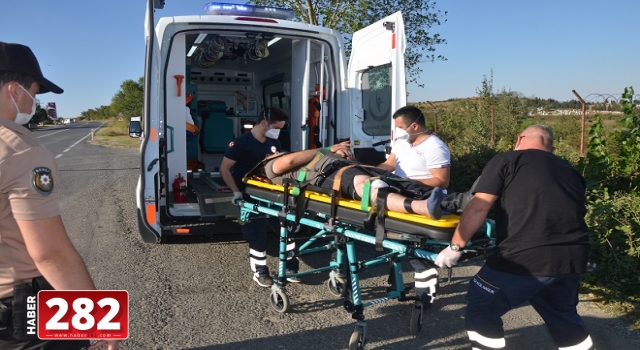 Malkara'da trafik kazası: 1 yaralı