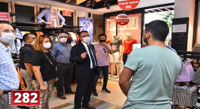 Malkara'da koronavirüs denetimi