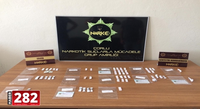 Çorlu'da uyuşturucu operasyonu