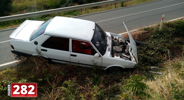 Trafik kazasında 1 kişi yaralandı