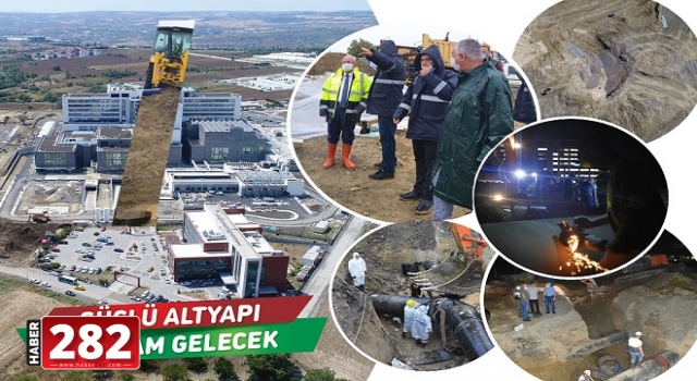TESKİ BÜYÜK İŞİ 24 SAAT DOLMADAN BİTİRDİ