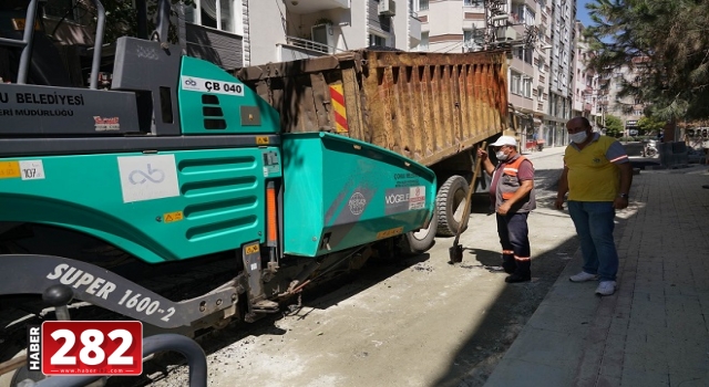 Fevzi Çakmak Caddesi Asfalt Çalışmasının 1. Etabı Tamamlandı