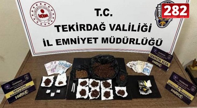 Tekirdağ'da uyuşturucu operasyonunda 9 tutuklama