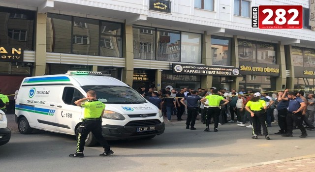 Tekirdağ'da iş insanı, ofisinde başından vurulmuş halde ölü bulundu