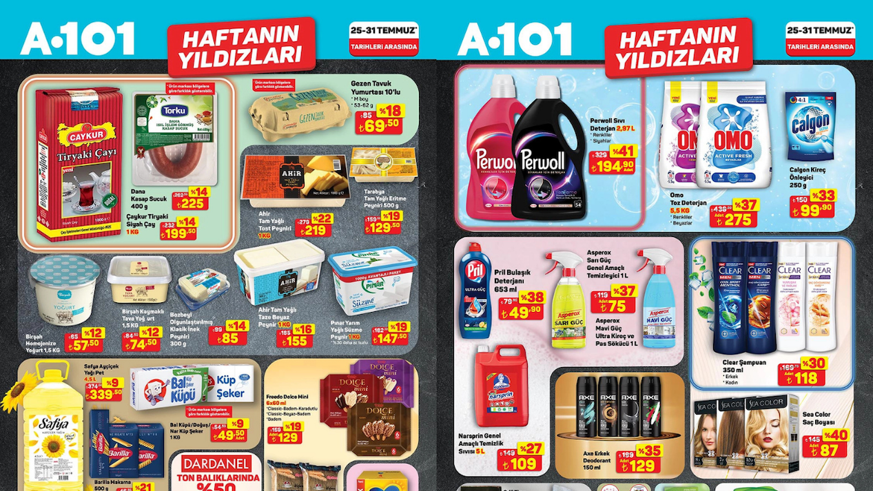 A101’de Yüzde 50 İndirim Kampanyası Başladı! A101 26 Temmuz Aktüel Kataloğu!