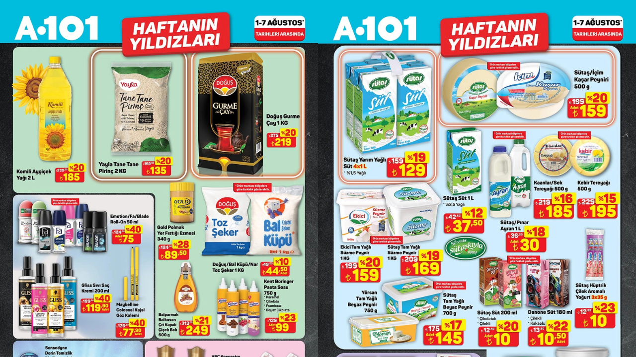 A101’e Yüzde 55 İndirim Geldi! A101 2 Ağustos Aktüel Kataloğu!
