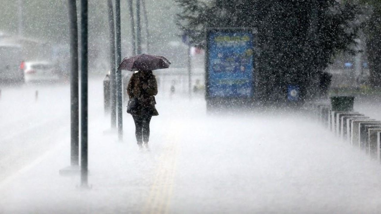 Kış Geliyor! Meteoroloji’den Gök Gürültülü Sağanak Yağış Uyarısı!