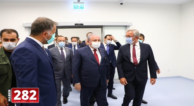 TBMM Başkanı Şentop, Tekirdağ Şehir Hastanesinde incelemelerde bulundu