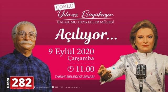 Çorlu Yılmaz Büyükerşen Balmumu Heykeller Müzesi Açılıyor