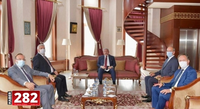 TBMM BAŞKANI PROF. DR. MUSTAFA ŞENTOP'TAN MARMARAEREĞLİSİ BELEDİYESİ’NE ZİYARET
