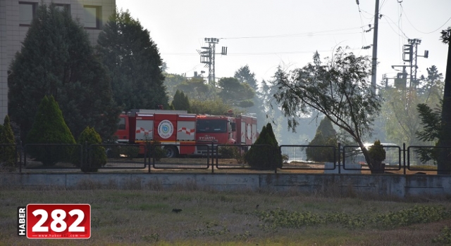 Tekirdağ'da boya fabrikasında çıkan yangın söndürüldü