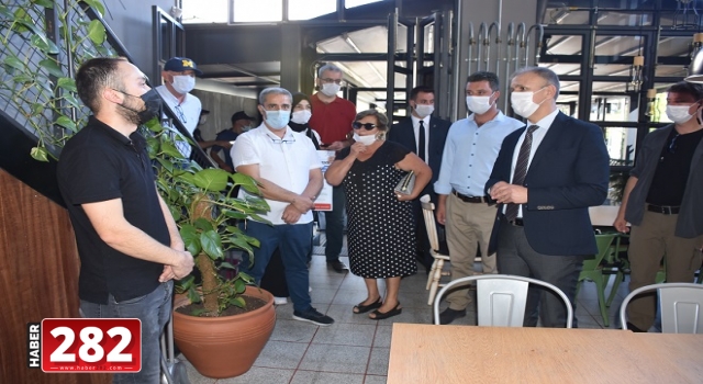 Çorlu'da Kovid-19 tedbirleri denetlendi