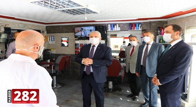 Tekirdağ'da Kovid-19 tedbirleri denetlendi