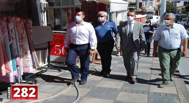 Malkara'da Kovid-19 denetimi yapıldı