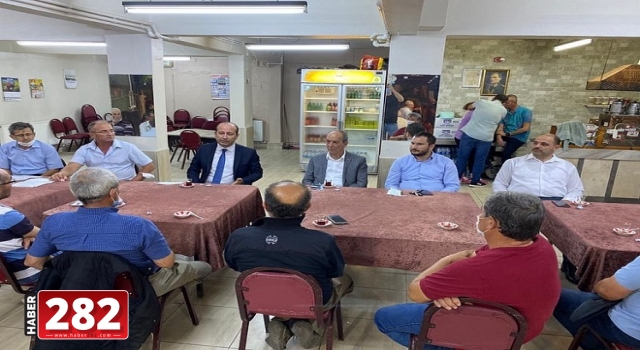 Başkan Ata ve İl Tarım Müdürü Oktay Öcal Çiftçilerle Bir Araya Geldi