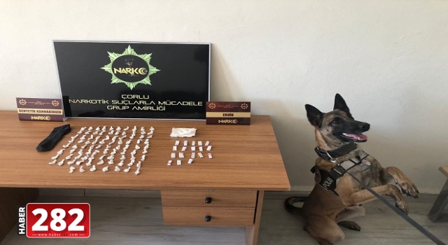 Çorlu'da uyuşturucu operasyonunda 1 kişi gözaltına alındı