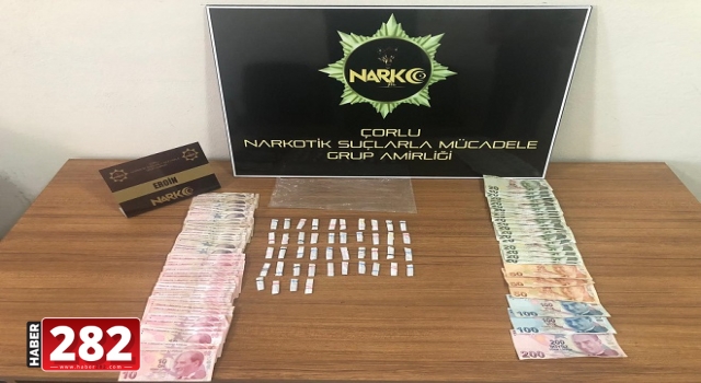 Çorlu'da uyuşturucu şüphelisi yakalandı