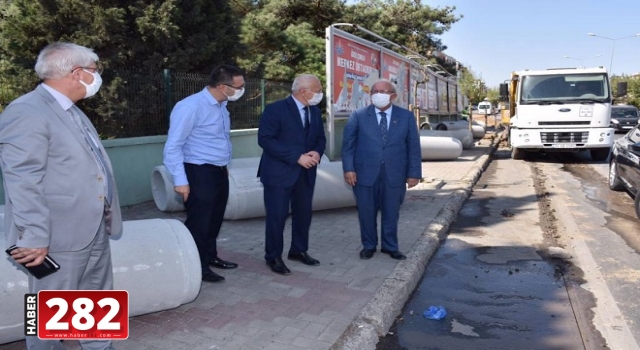Başkan Albayrak Çorlu İlçesi’nde Devam Eden Altyapı Çalışmalarını İnceledi