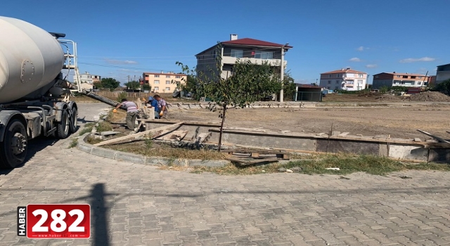 Ergene Belediyesi Ulaş Halk Bahçesi Projesinin Yapımına Başladı