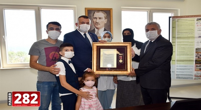 Tekirdağ'da "Devlet Övünç Madalyası Tevcih Töreni"