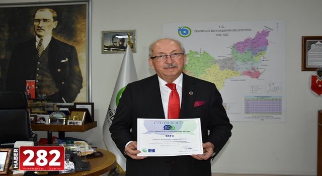 TEKİRDAĞ BÜYÜKŞEHİR BELEDİYESİ'NE AVRUPA'DAN BÜYÜK ÖDÜL