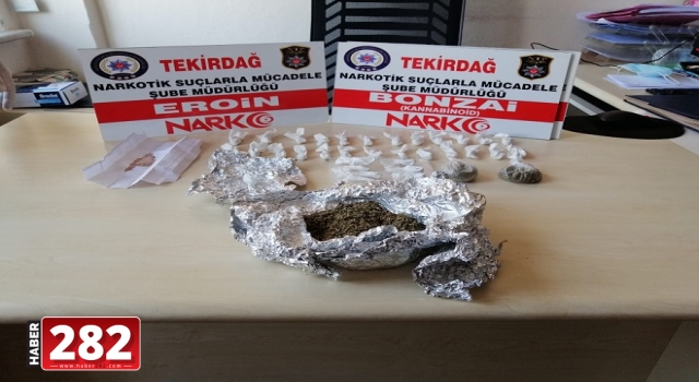 Tekirdağ'da çiftlikte toprağa gömülü uyuşturucu ele geçirildi