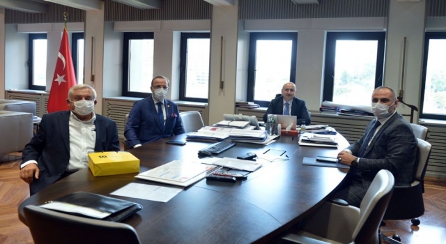 AK Parti Tekirdağ Milletvekili Yel, Bakanı Karaismailoğlu’nu ziyaret etti