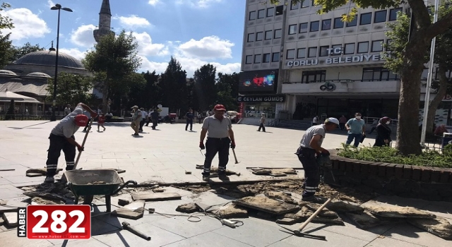 BÜYÜKŞEHİR'DEN YEŞİL ALANLARA SONBAHAR BAKIMI