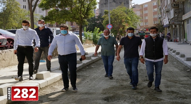 Namazgâh ve Hülya Sokak'ta Asfalt ve Kaldırım Çalışması Yapıldı