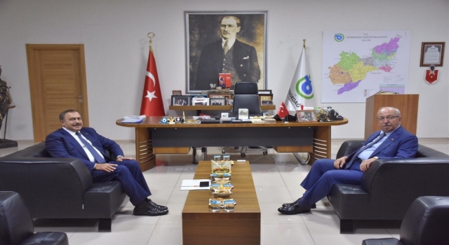 Veysel Eroğlu, Tekirdağ Büyükşehir Belediye Başkanı Albayrak’ı ziyaret etti