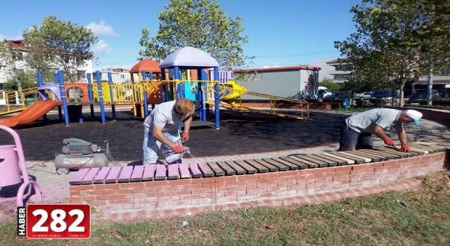 Ergene’de Parklara Bakım ve Onarım Yapılmaya Devam Ediliyor
