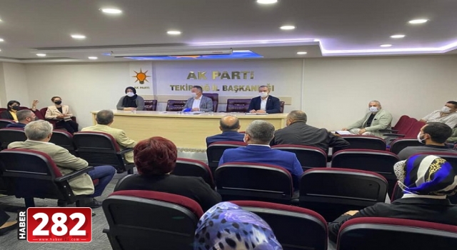 Ak Parti Tekirdağ İl Başkanı Mestan Özcan  TEKİRDAĞ İÇİN AŞK İLE ÇALIŞIYORUZ’