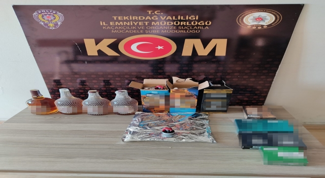 Tekirdağ’da sahte içki operasyonu: 3 gözaltı