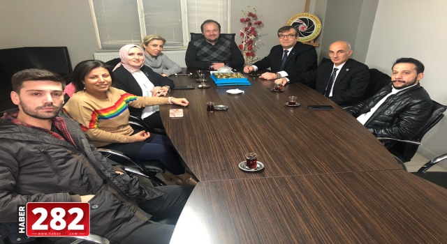 Çorlu Kent Konseyi’nden Gazeteciler Derneği’ne Ziyaret