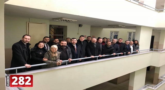 AK Parti’den Çorlu Gazeteciler Derneği’ne Ziyaret