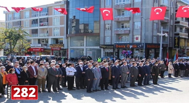 SARAY’IN DÜŞMAN İŞGALİNDEN KURTULUŞUNUN 98.YIL DÖNÜMÜ TÖRENLE KUTLANDI.