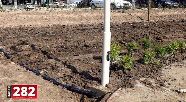 Nefes Park'ta Damla Sulama Sistemi Kullanılacak