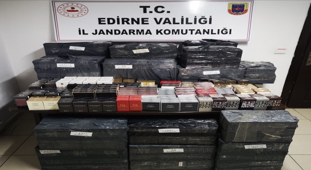 Edirne’de 2 bin 736 adet kaçak parfüm ele geçirildi