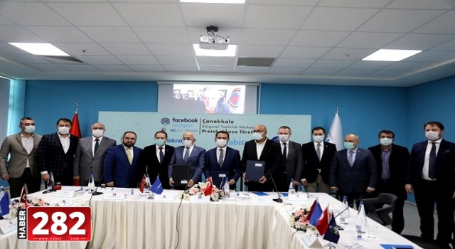KTSO Başkanları Ilık ile Özsan, “Çanakkale Teknopark Facebook Bölgesel Topluluk Merkezi Protokolü İmza Töreni”ne katıldı