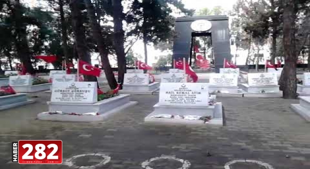 Tekirdağ'da şehit kabirlerinin bayrak gönderini çalan şüpheli yakalandı