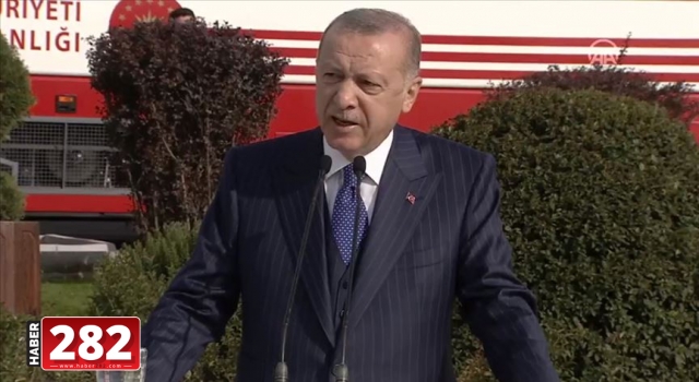 Cumhurbaşkanı Erdoğan: Türk ordusunun hiçbir birliğinin sancağı son neferi de can vermeden toprağa düşmemiştir