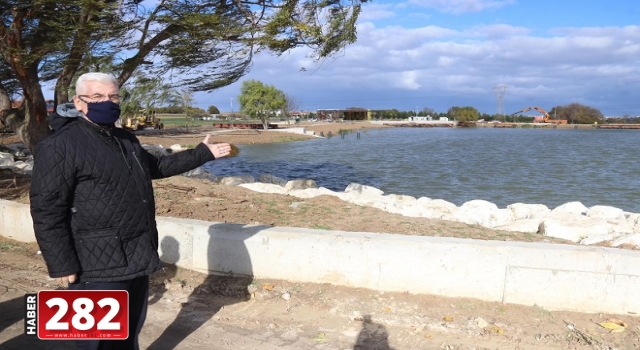 Rasim Yüksel Velimeşe ‘ye ayak basar basmaz gölete gitti