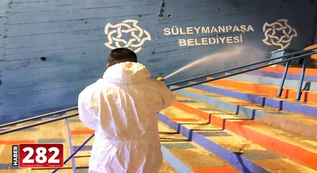Süleymanpaşa Belediyesi salgına karşı tüm imkânlarını seferber ediyor