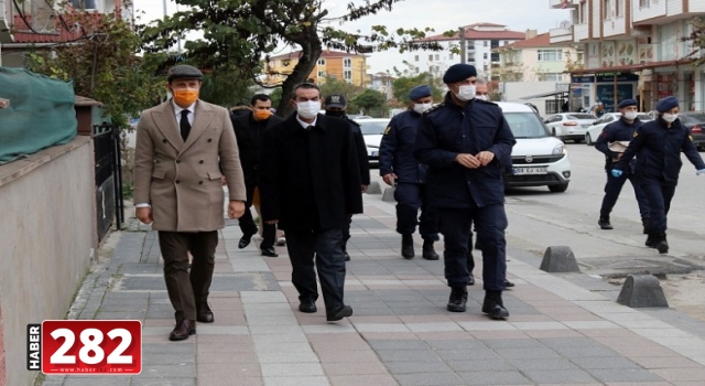 BAŞKAN AKAY KOVİD-19 TEDBİRLERİ DENETİMLERİNE KATILDI